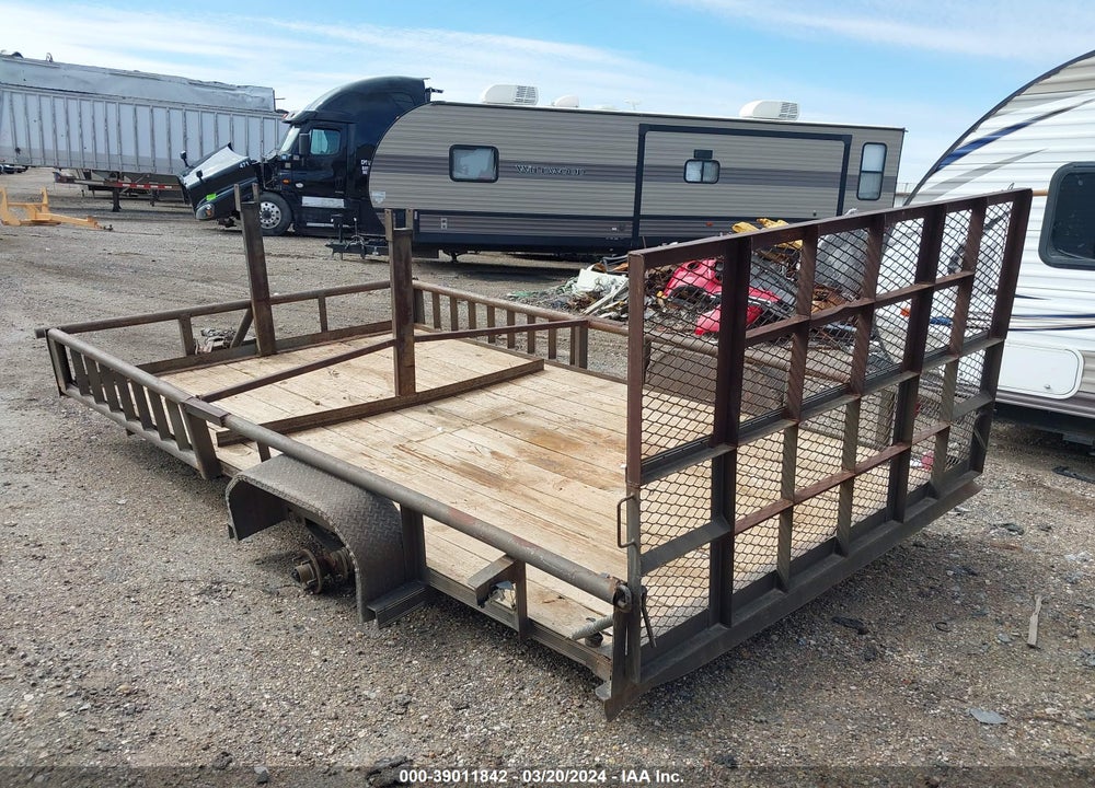 2014 TIGER UTILITY TRAILER 7X14 VIN: 5UTBU1412EM000099