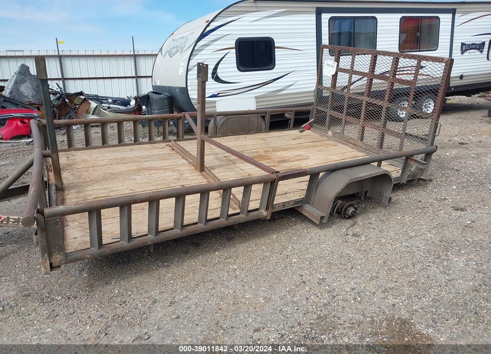 2014 TIGER UTILITY TRAILER 7X14 VIN: 5UTBU1412EM000099