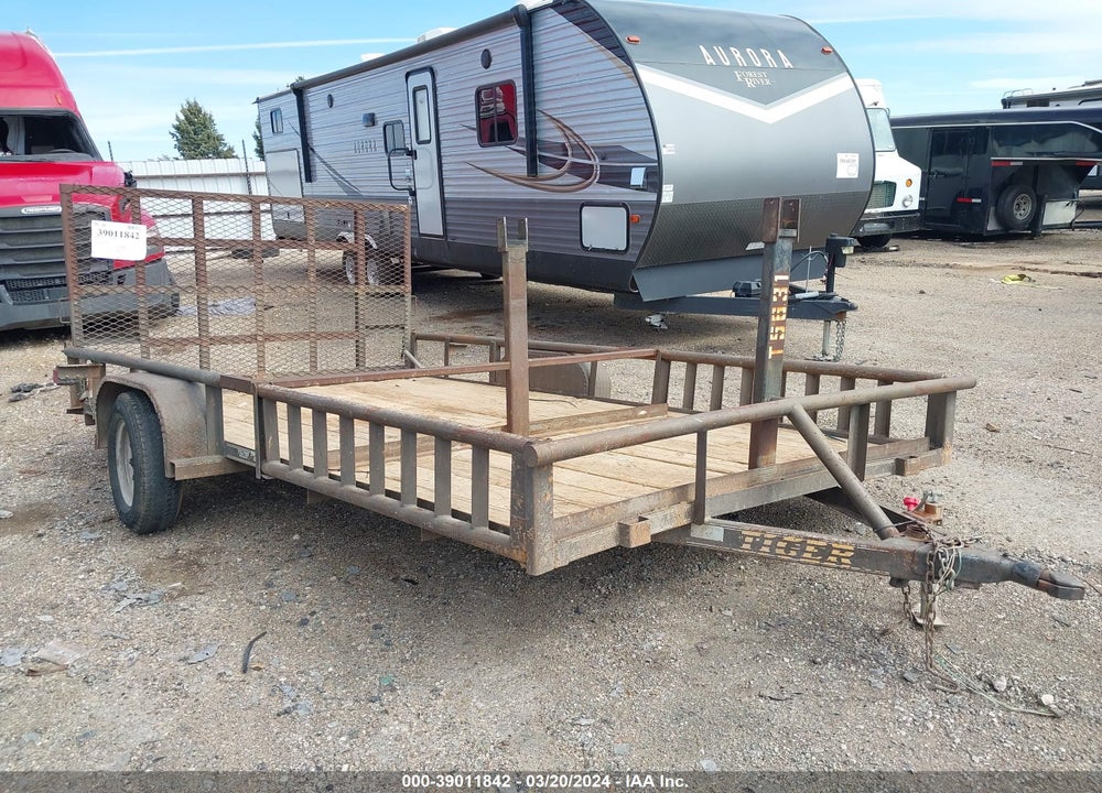 2014 TIGER UTILITY TRAILER 7X14 VIN: 5UTBU1412EM000099