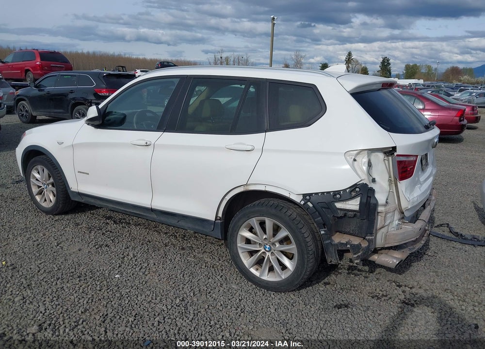 2013 BMW X3 XDRIVE28I VIN: 5UXWX9C53D0A12720