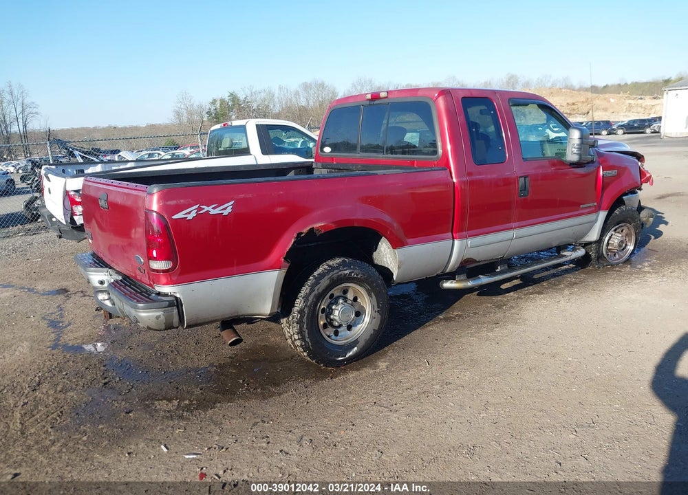 2002 FORD F-250 LARIAT/XL/XLT VIN: 1FTNX21F32EB85022
