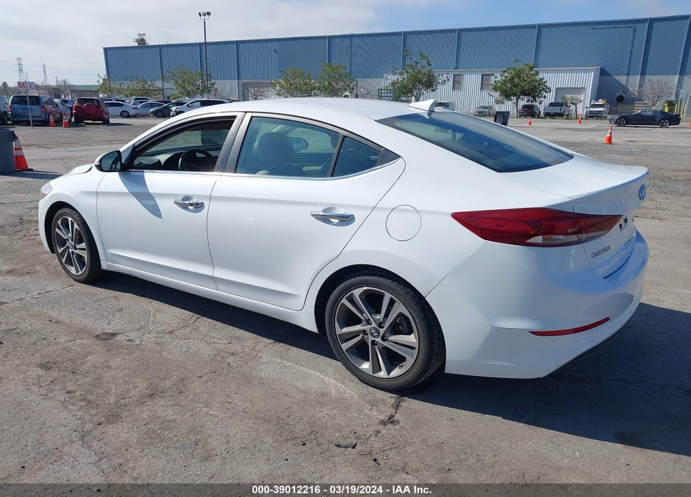 2017 HYUNDAI ELANTRA LIMITED VIN: 5NPD84LF2HH089716