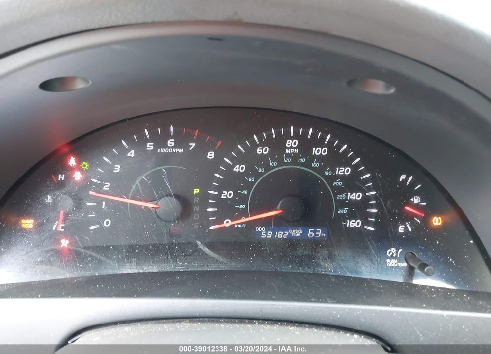 2007 TOYOTA CAMRY LE V6 VIN: 4T1BK46K17U038774