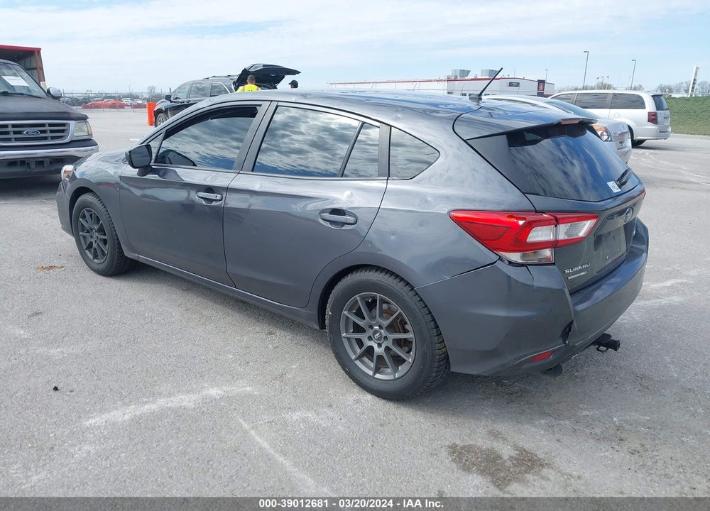 2019 SUBARU IMPREZA 2.0I VIN: 4S3GTAA62K1752164