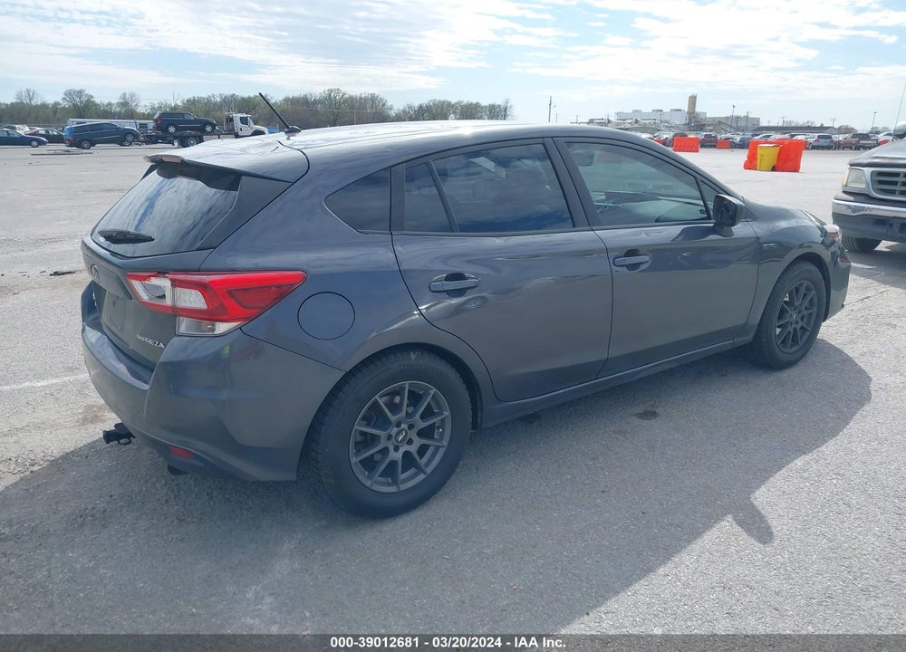 2019 SUBARU IMPREZA 2.0I VIN: 4S3GTAA62K1752164