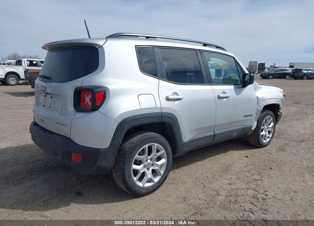 2018 JEEP RENEGADE SPORT 4X4 VIN: ZACCJBAB3JPJ41353