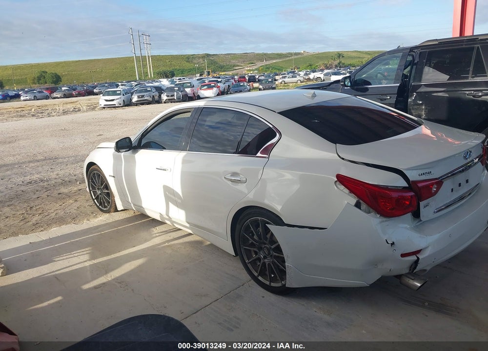 2015 INFINITI Q50 HYBRID SPORT VIN: JN1AV7AR2FM850860