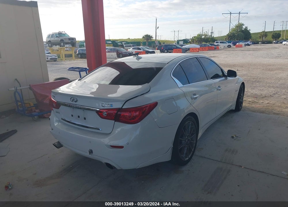 2015 INFINITI Q50 HYBRID SPORT VIN: JN1AV7AR2FM850860