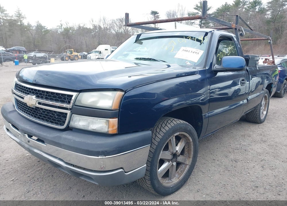 2006 CHEVROLET SILVERADO 1500 WORK TRUCK VIN: 3GCEK14Z96G161921