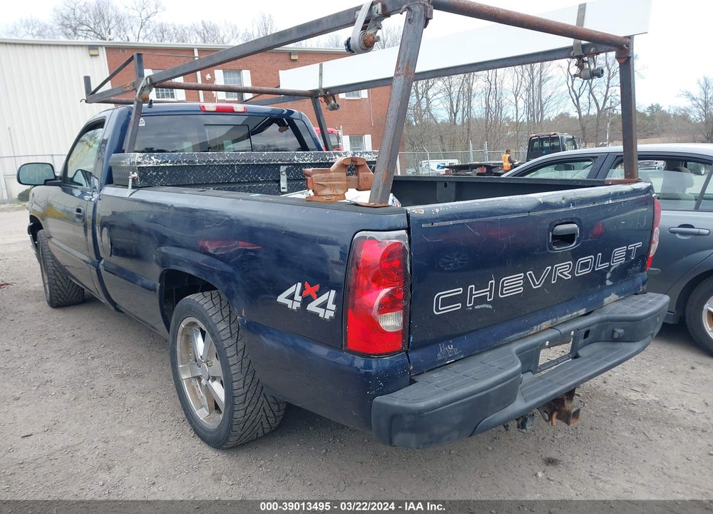 2006 CHEVROLET SILVERADO 1500 WORK TRUCK VIN: 3GCEK14Z96G161921