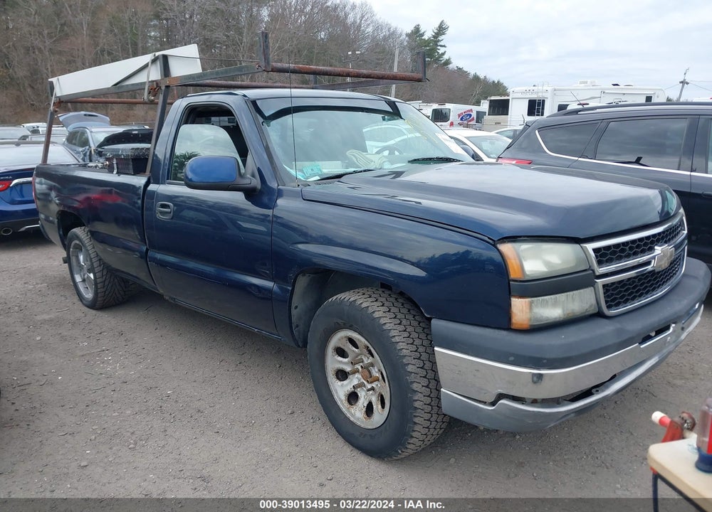 2006 CHEVROLET SILVERADO 1500 WORK TRUCK VIN: 3GCEK14Z96G161921