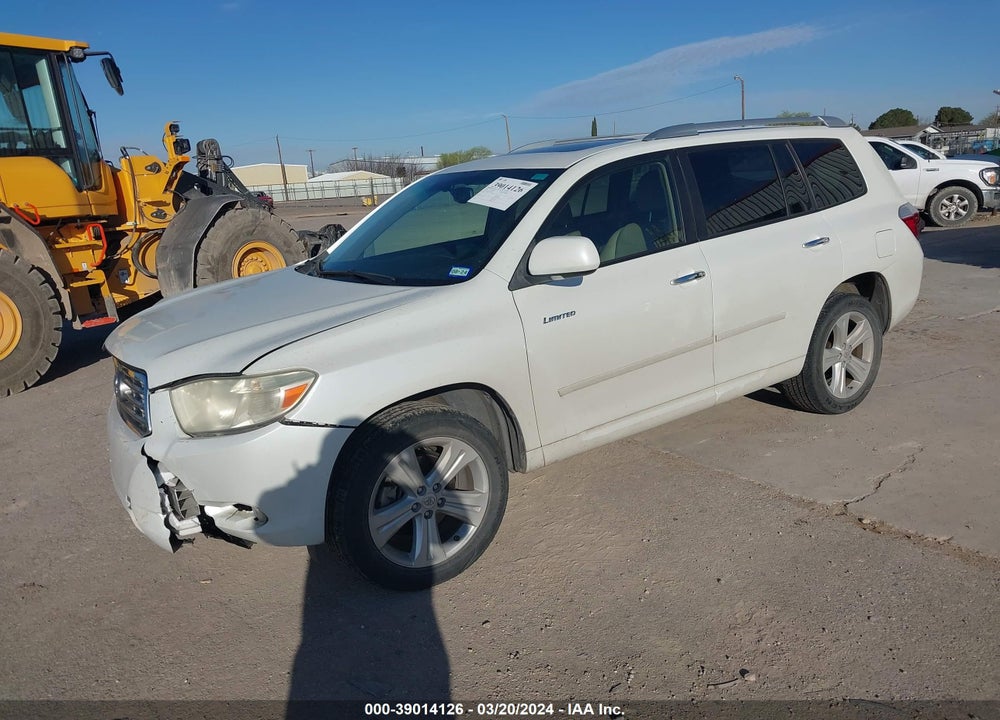 2009 TOYOTA HIGHLANDER LIMITED VIN: JTEDS42A192081306