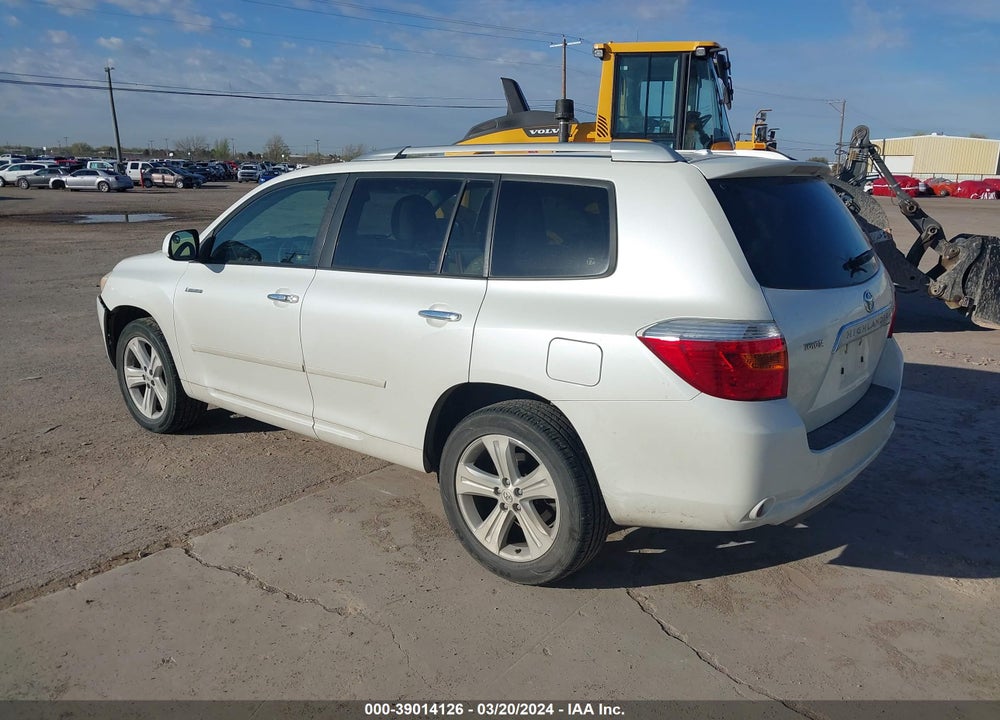 2009 TOYOTA HIGHLANDER LIMITED VIN: JTEDS42A192081306