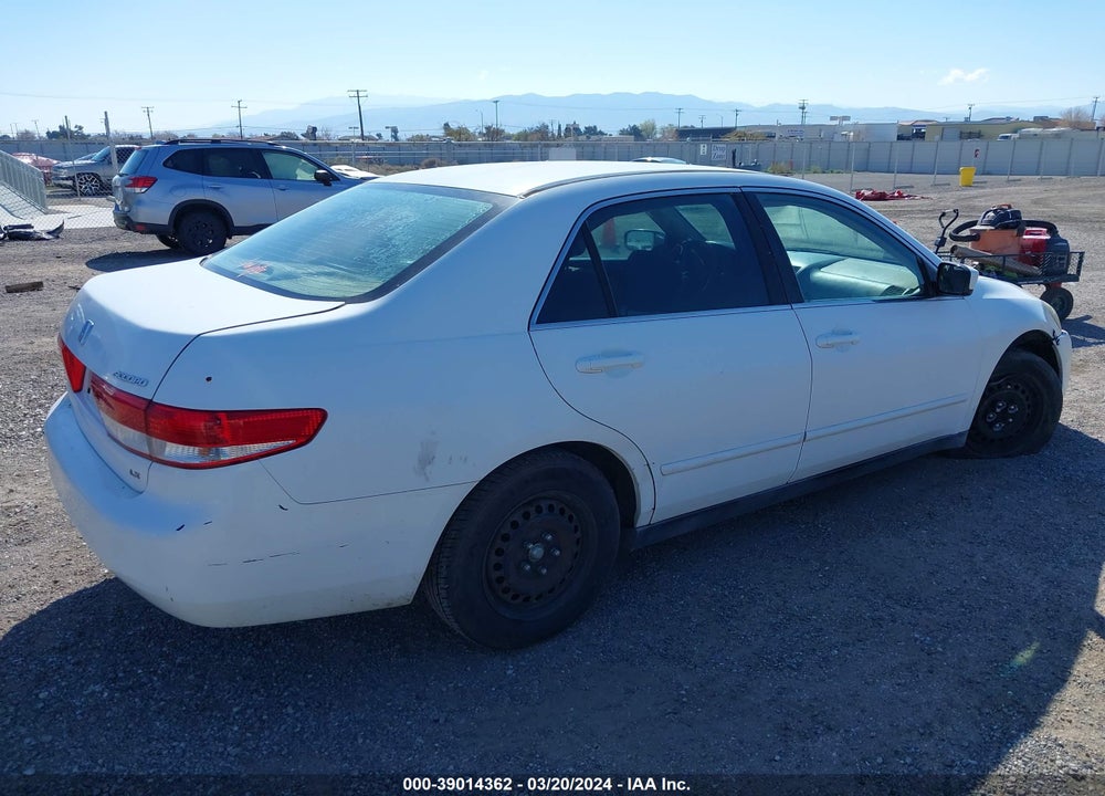 2004 HONDA ACCORD VIN: 1HGCM56334A165963