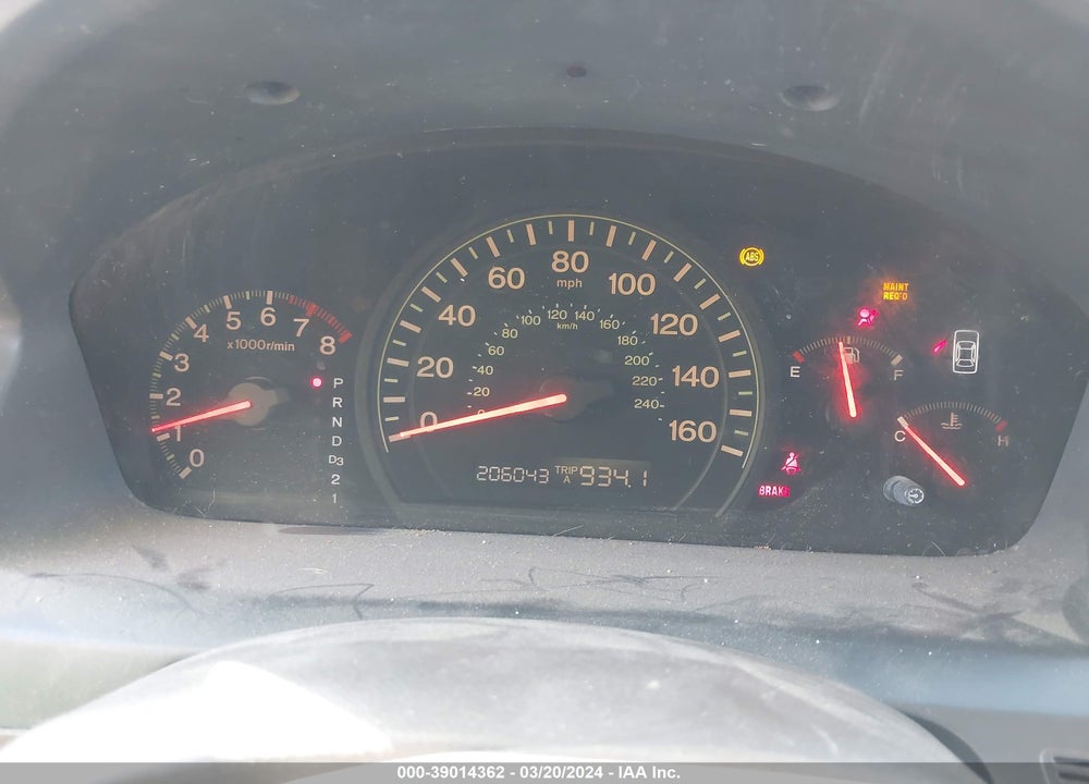 2004 HONDA ACCORD VIN: 1HGCM56334A165963