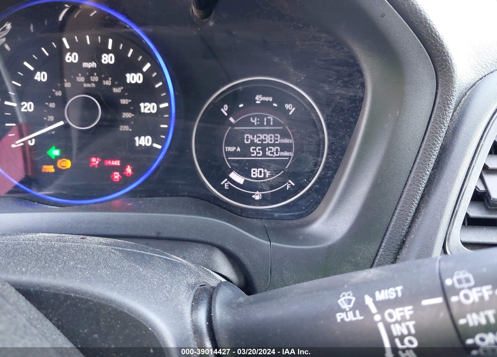 2021 HONDA HR-V 2WD SPORT VIN: 3CZRU5H10MM721874