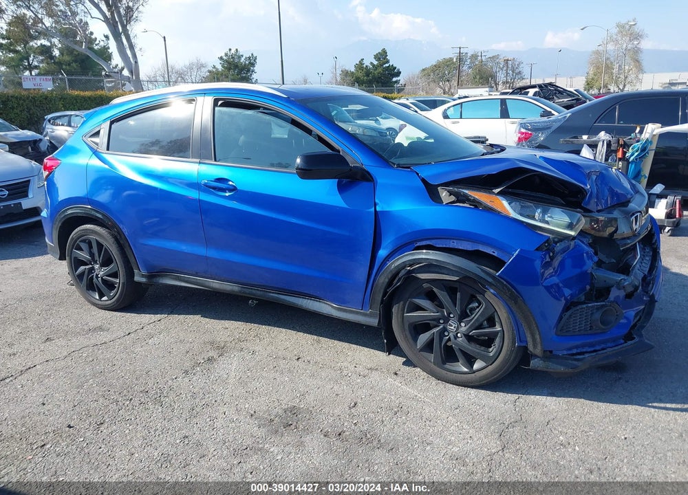 2021 HONDA HR-V 2WD SPORT VIN: 3CZRU5H10MM721874