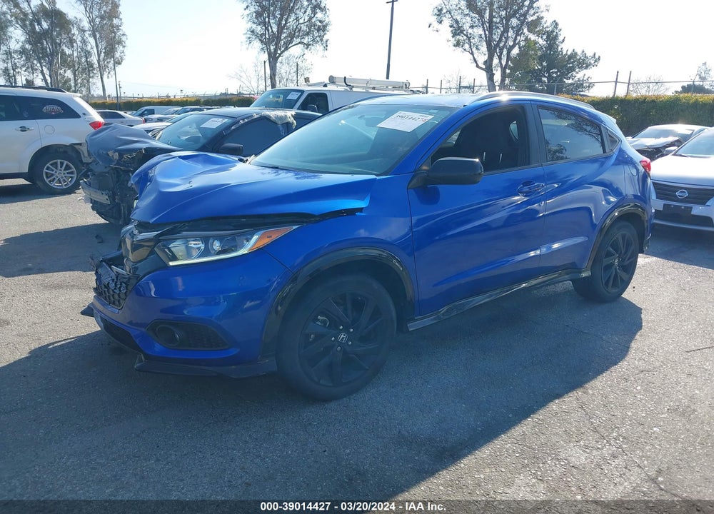 2021 HONDA HR-V 2WD SPORT VIN: 3CZRU5H10MM721874