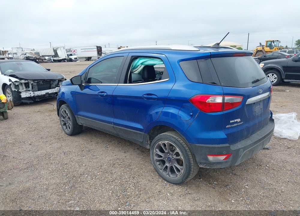 2021 FORD ECOSPORT TITANIUM VIN: MAJ6S3KL1MC401435