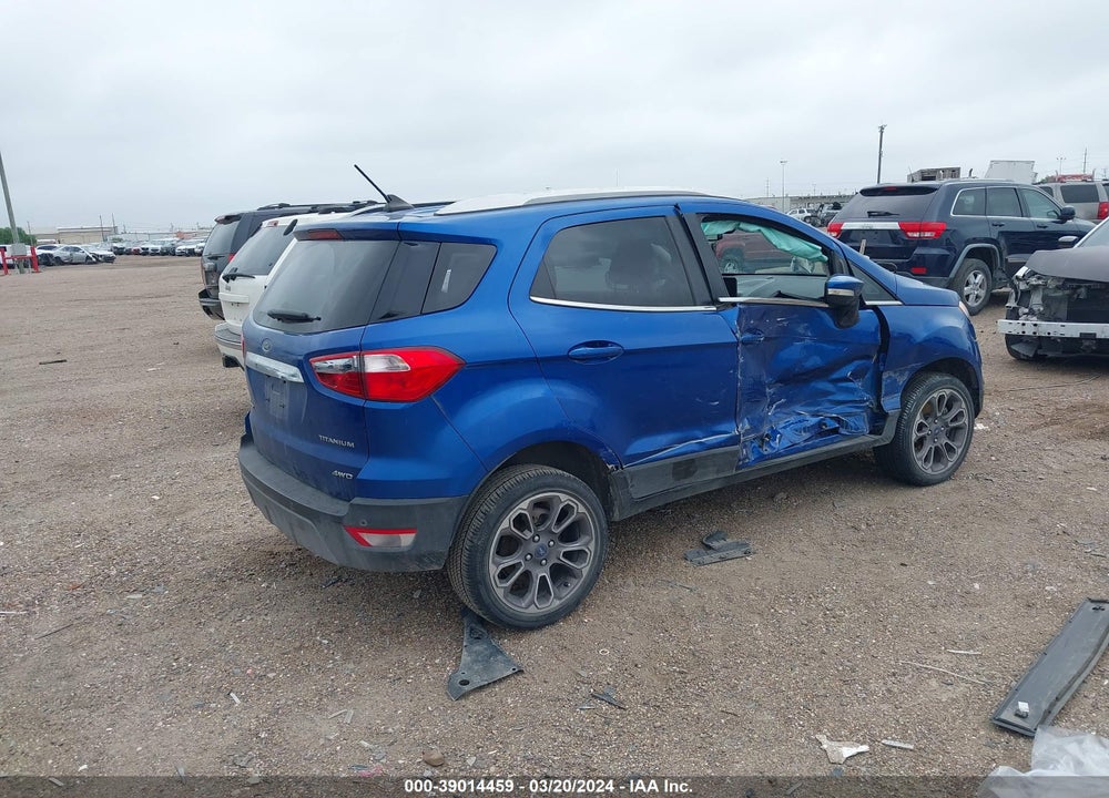 2021 FORD ECOSPORT TITANIUM VIN: MAJ6S3KL1MC401435
