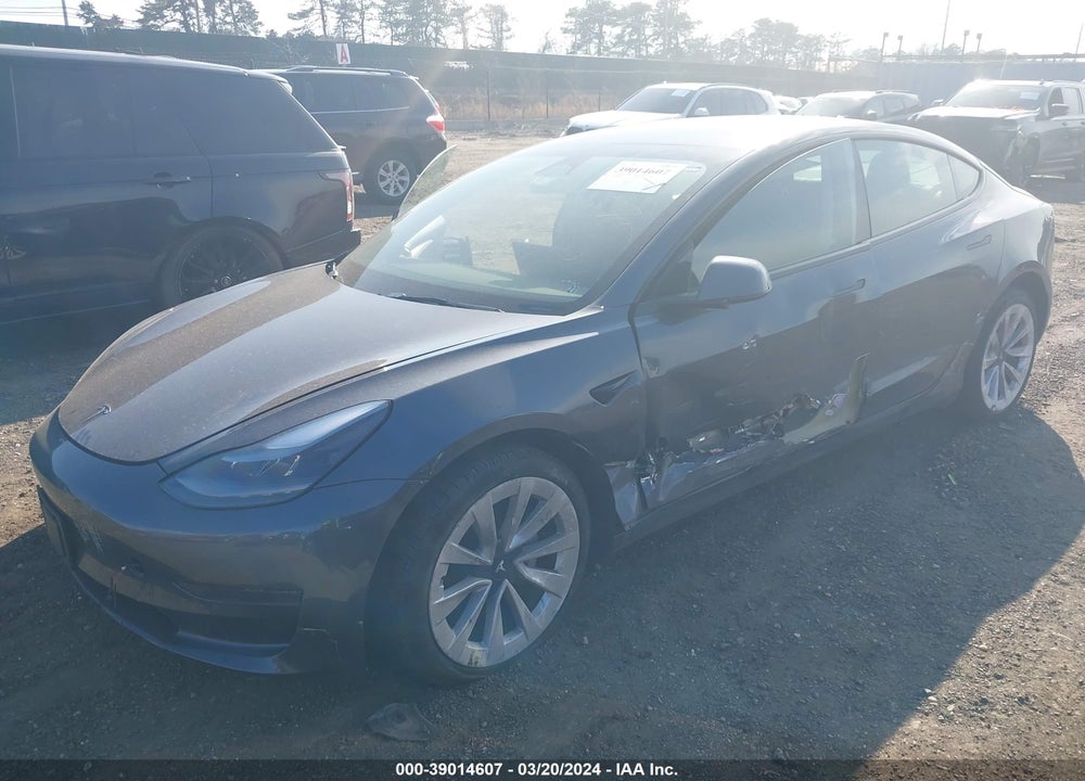 2022 TESLA MODEL 3 REAR-WHEEL DRIVE VIN: 5YJ3E1EA2NF286920