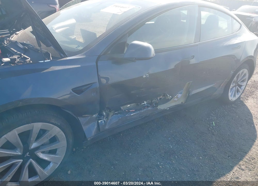 2022 TESLA MODEL 3 REAR-WHEEL DRIVE VIN: 5YJ3E1EA2NF286920