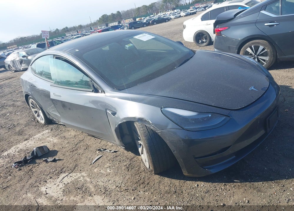 2022 TESLA MODEL 3 REAR-WHEEL DRIVE VIN: 5YJ3E1EA2NF286920
