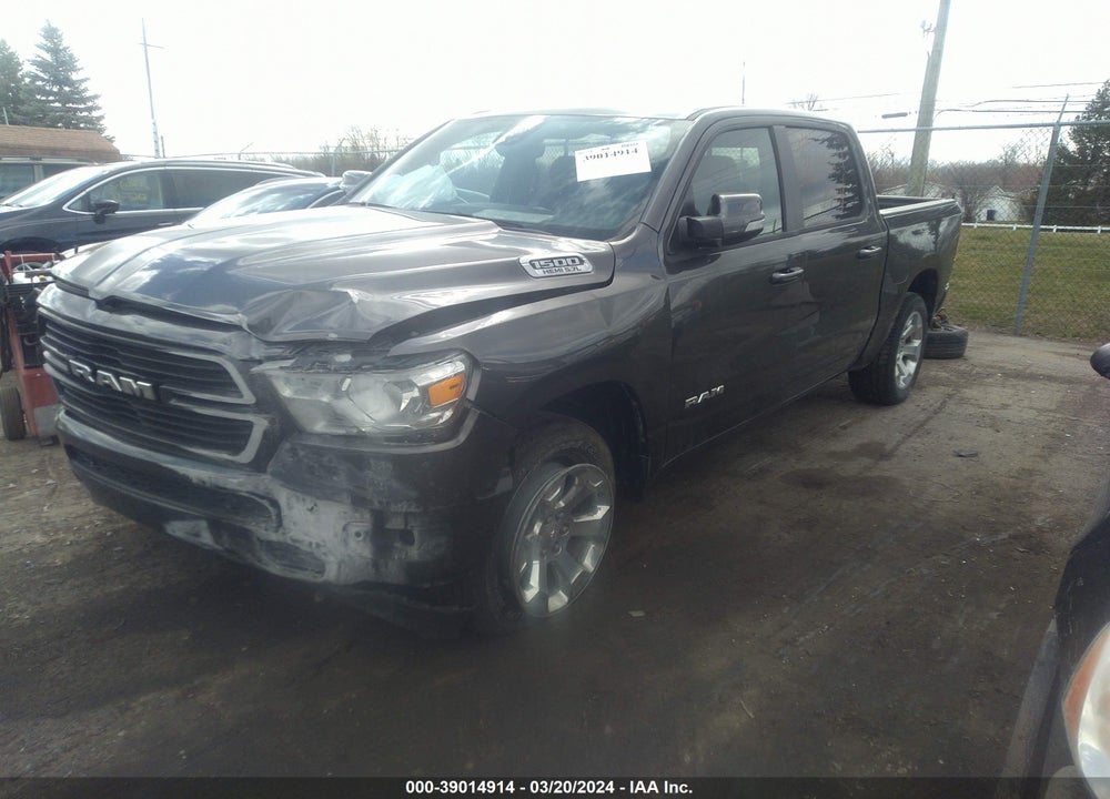 2021 RAM 1500 BIG HORN 4X4 5'7 BOX VIN: 1C6SRFFT0MN726329