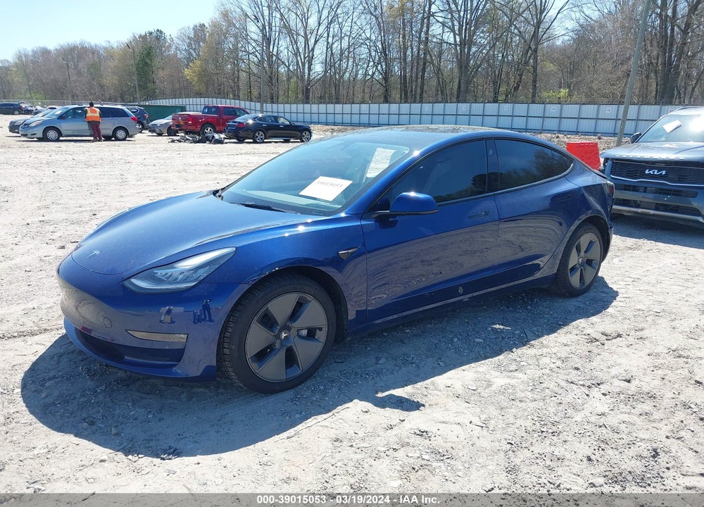 2022 TESLA MODEL 3 LONG RANGE DUAL MOTOR ALL-WHEEL DRIVE VIN: 5YJ3E1EB0NF245369