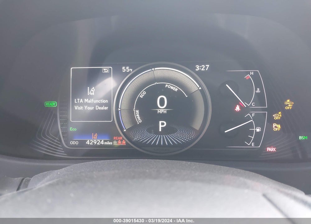 2019 LEXUS UX 250H VIN: JTHU9JBHXK2003297