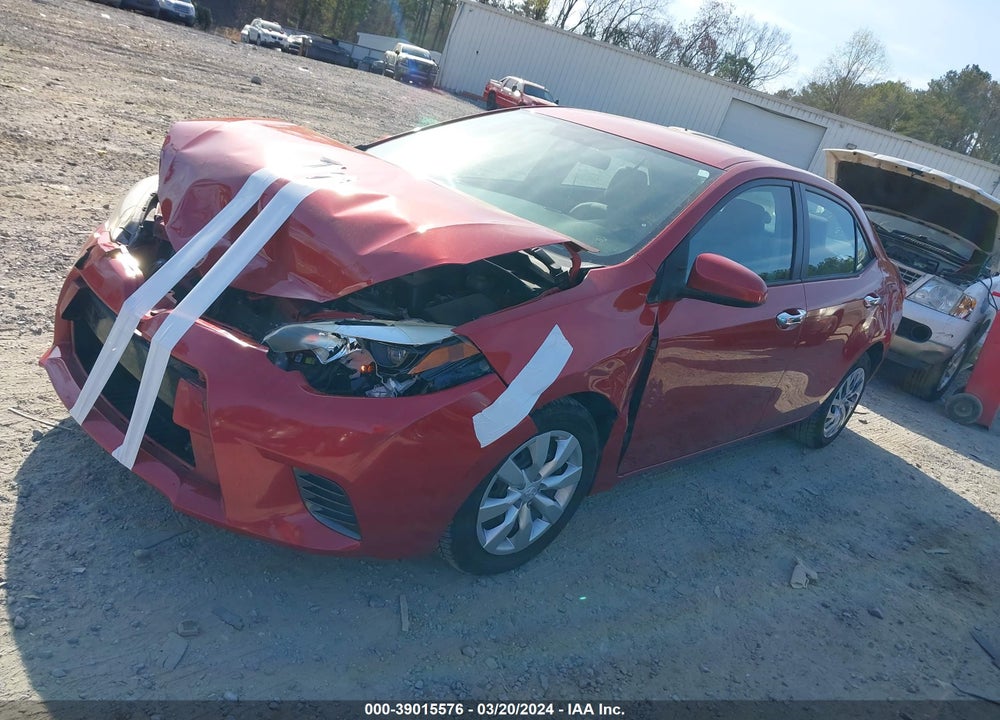 2016 TOYOTA COROLLA LE VIN: 2T1BURHE1GC539695