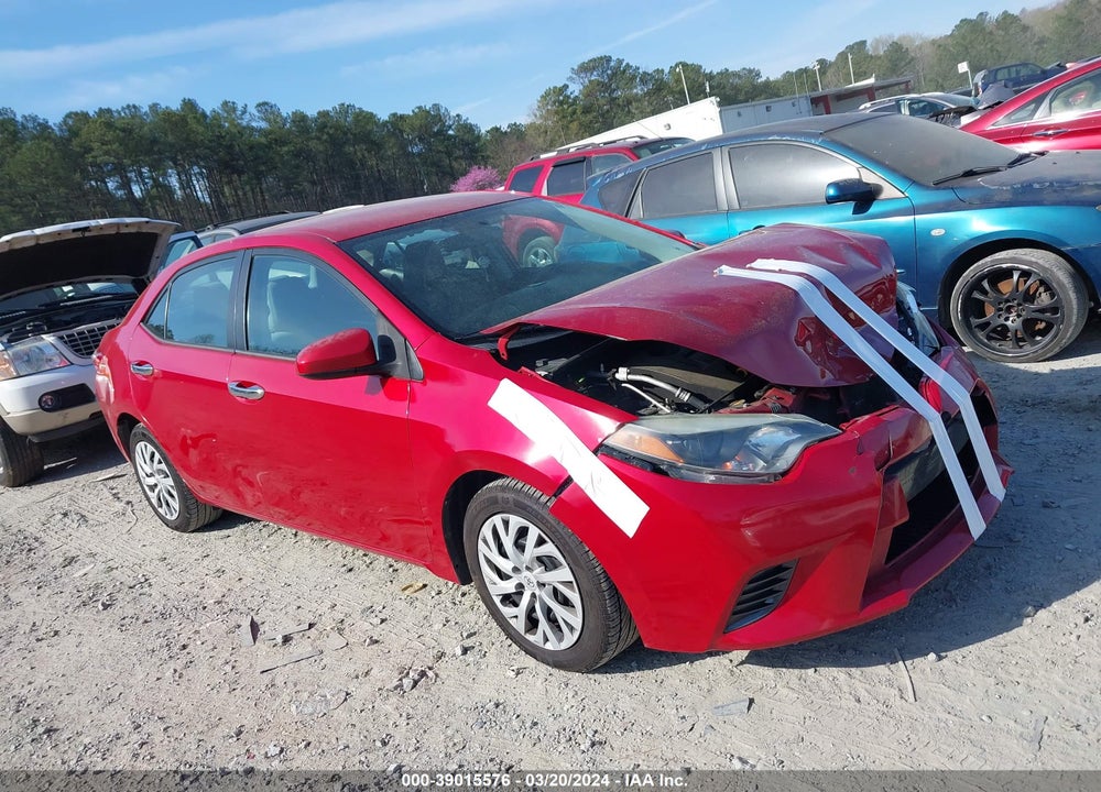 2016 TOYOTA COROLLA LE VIN: 2T1BURHE1GC539695