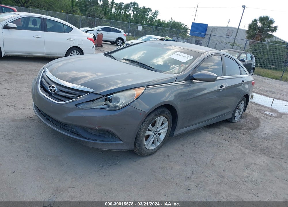 2014 HYUNDAI SONATA GLS VIN: 5NPEB4AC2EH919203