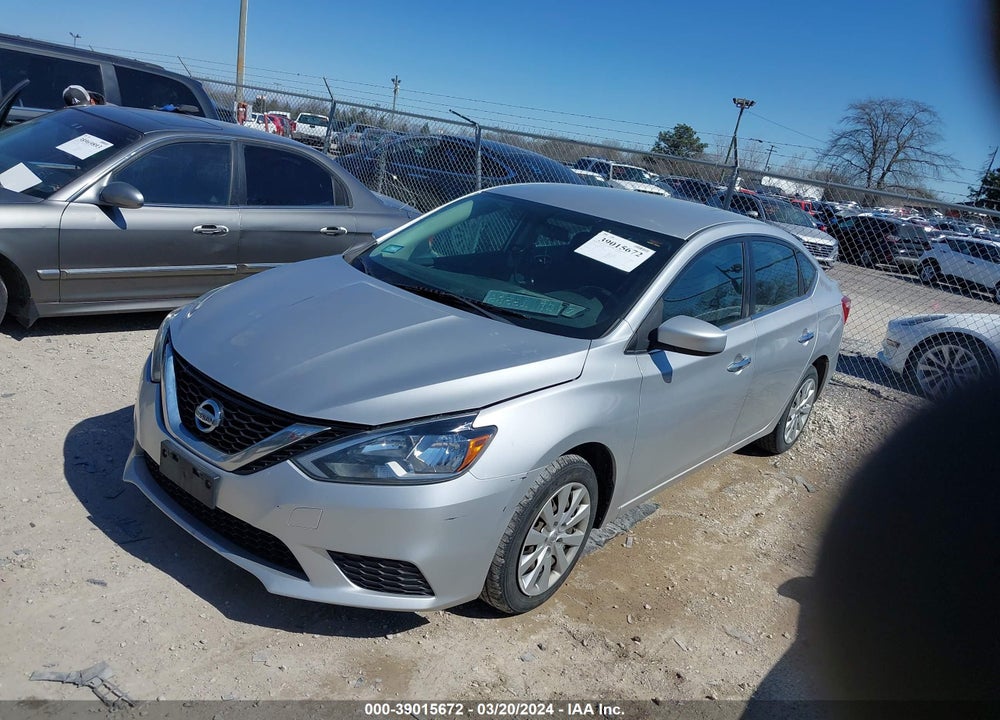 2017 NISSAN SENTRA SV VIN: 3N1AB7AP3HY312997