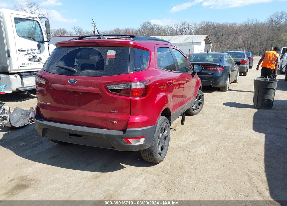 2018 FORD ECOSPORT SES VIN: MAJ6P1CL4JC181370