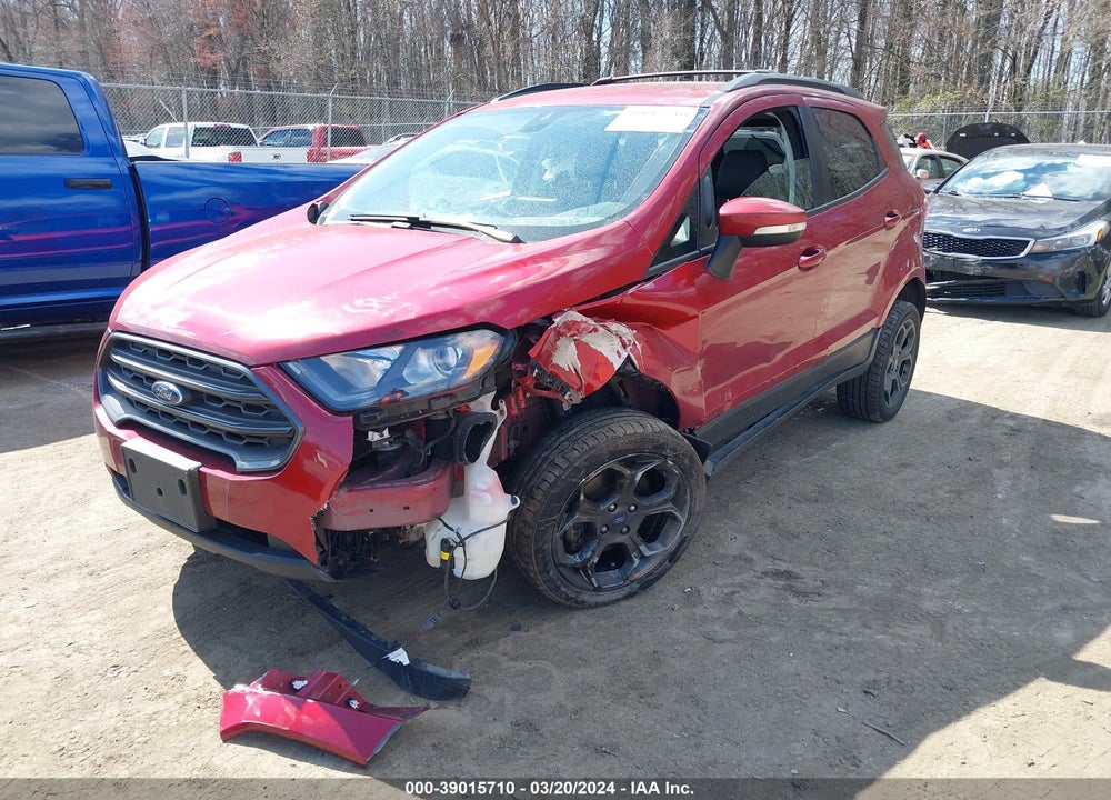 2018 FORD ECOSPORT SES VIN: MAJ6P1CL4JC181370