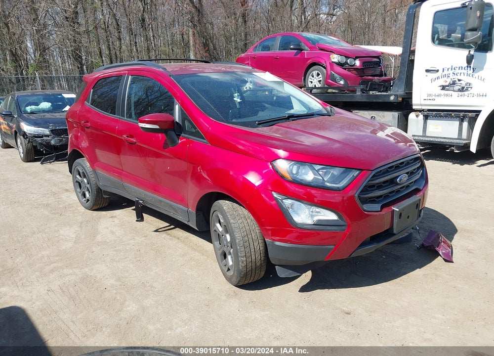 2018 FORD ECOSPORT SES VIN: MAJ6P1CL4JC181370