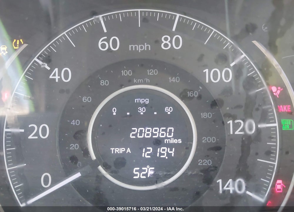 2012 HONDA CR-V EX-L VIN: 5J6RM4H73CL069637