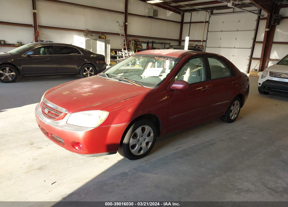 2004 KIA SPECTRA EX/LX VIN: KNAFE121845019215