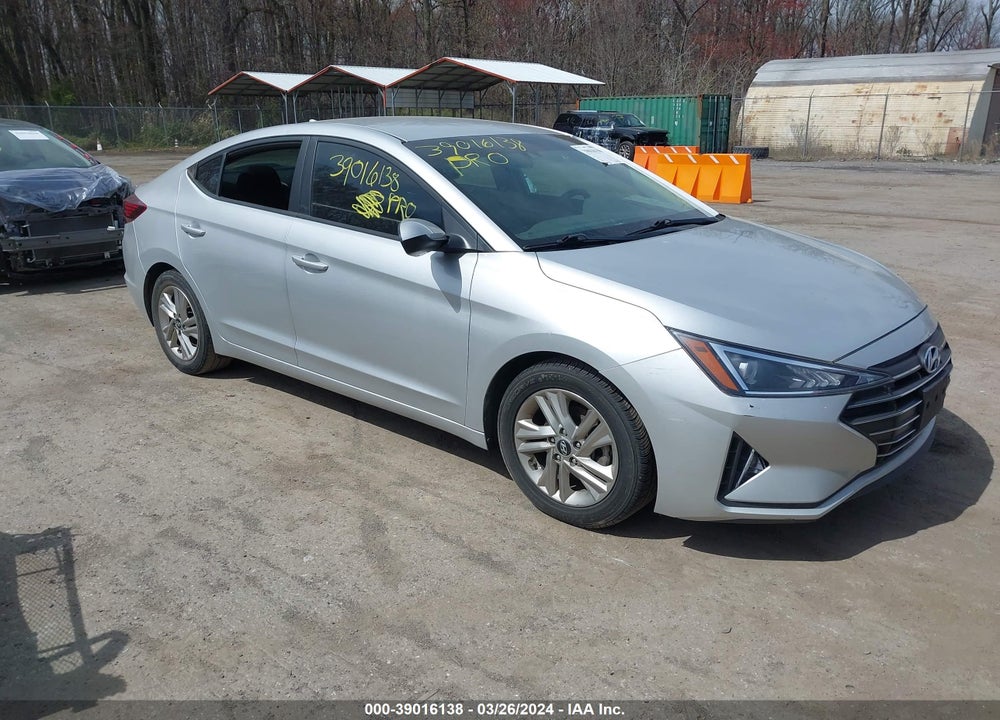 2019 HYUNDAI ELANTRA SEL VIN: 5NPD84LF6KH412317