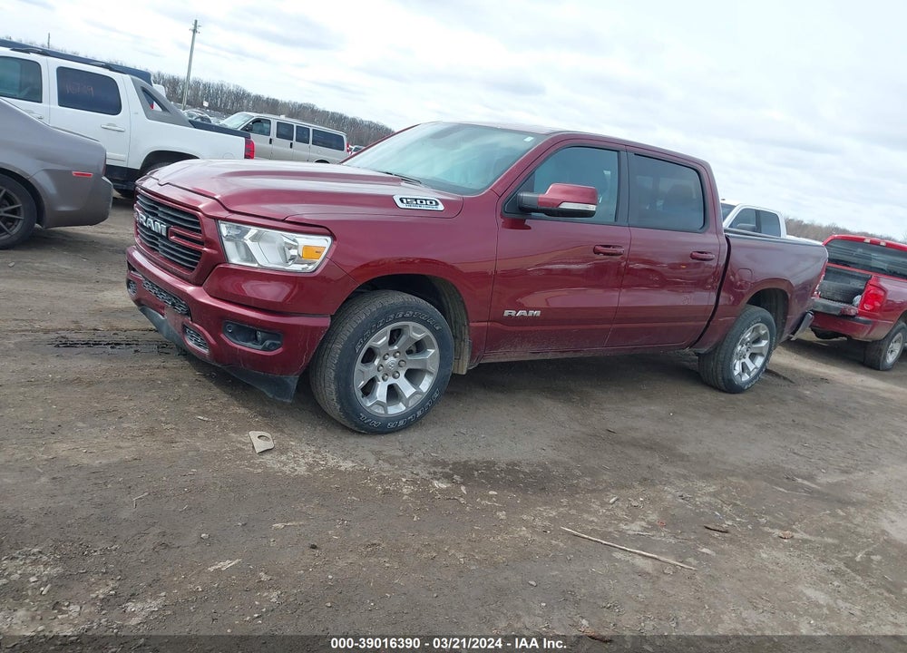 2021 RAM 1500 BIG HORN 4X4 5'7 BOX VIN: 1C6SRFFT1MN634002