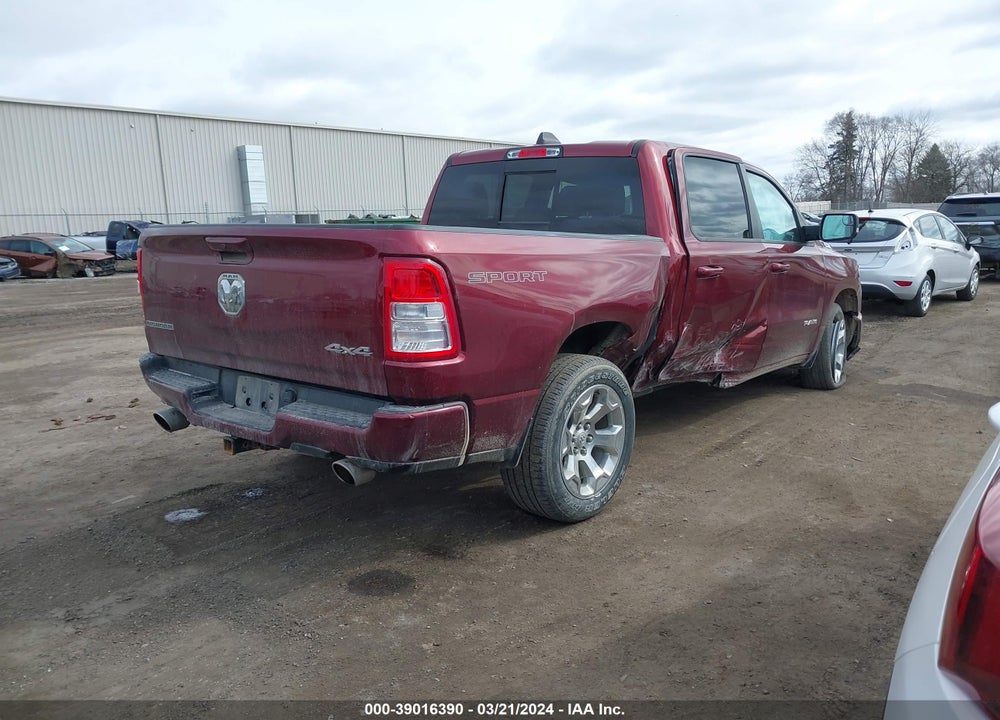 2021 RAM 1500 BIG HORN 4X4 5'7 BOX VIN: 1C6SRFFT1MN634002