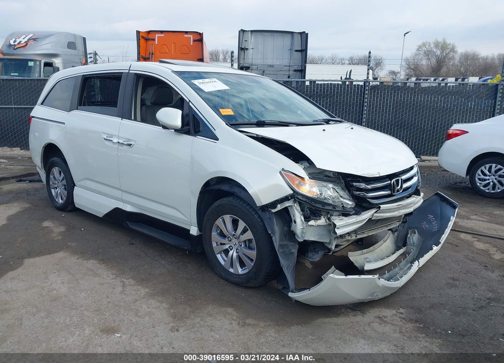 2015 HONDA ODYSSEY EX-L VIN: 5FNRL5H62FB002315