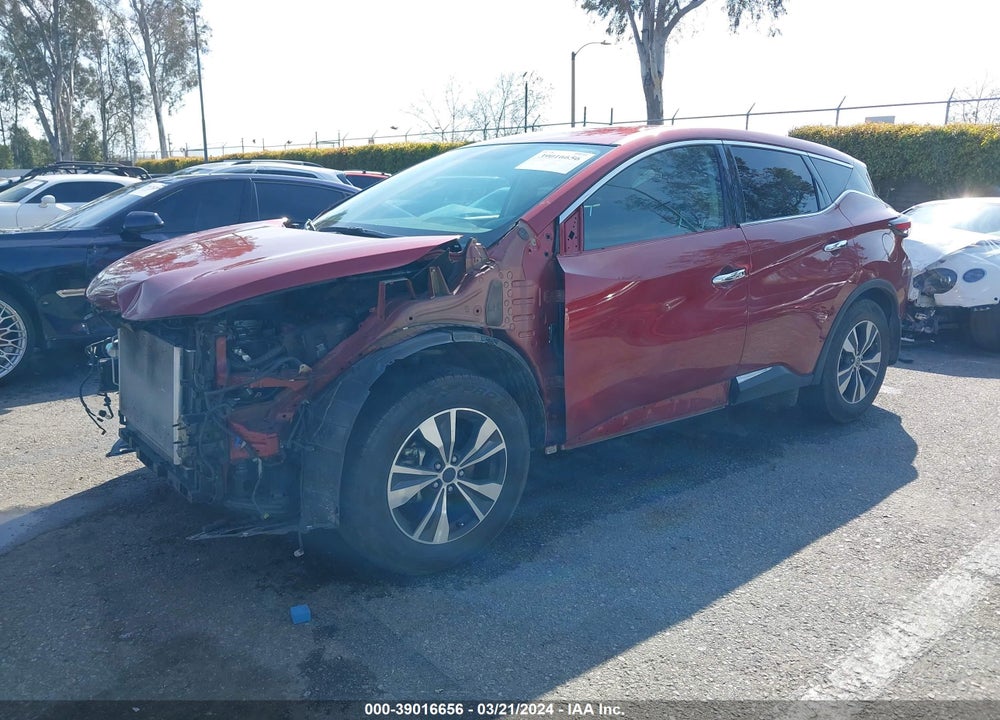 2019 NISSAN MURANO S VIN: 5N1AZ2MJ9KN152708
