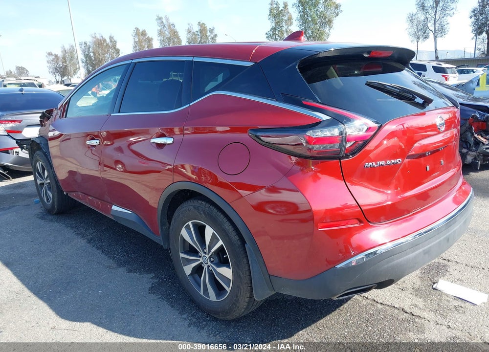 2019 NISSAN MURANO S VIN: 5N1AZ2MJ9KN152708