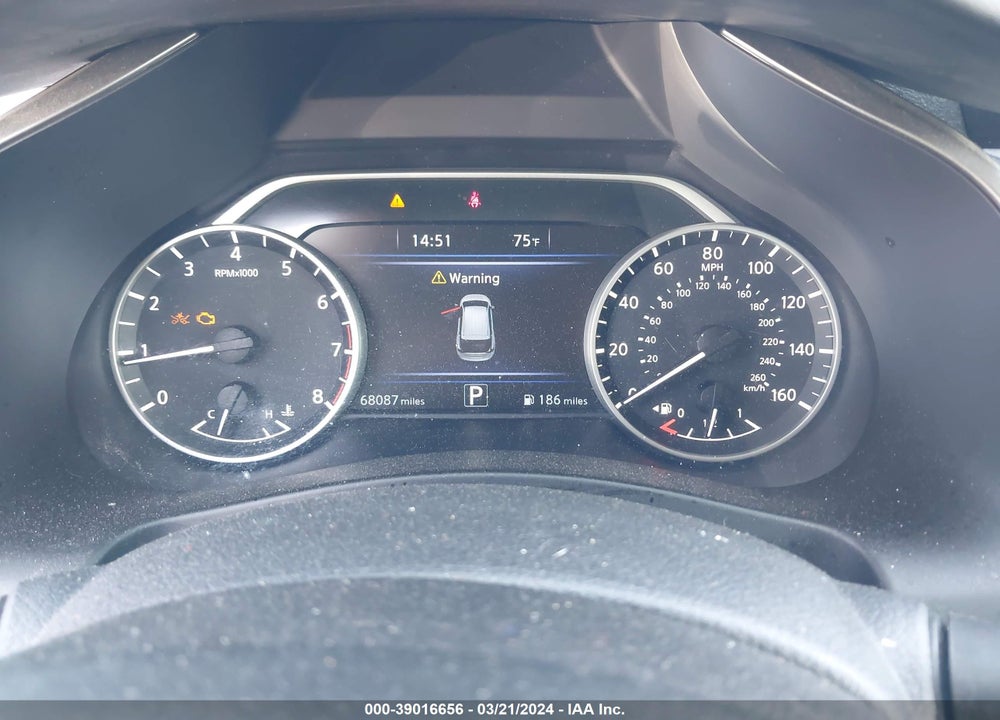 2019 NISSAN MURANO S VIN: 5N1AZ2MJ9KN152708