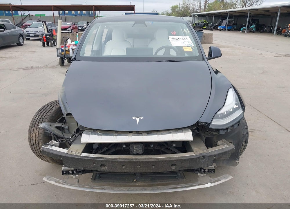 2021 TESLA MODEL Y VIN: 5YJYGDEFXMF081437