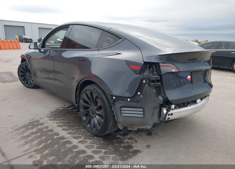 2021 TESLA MODEL Y VIN: 5YJYGDEFXMF081437