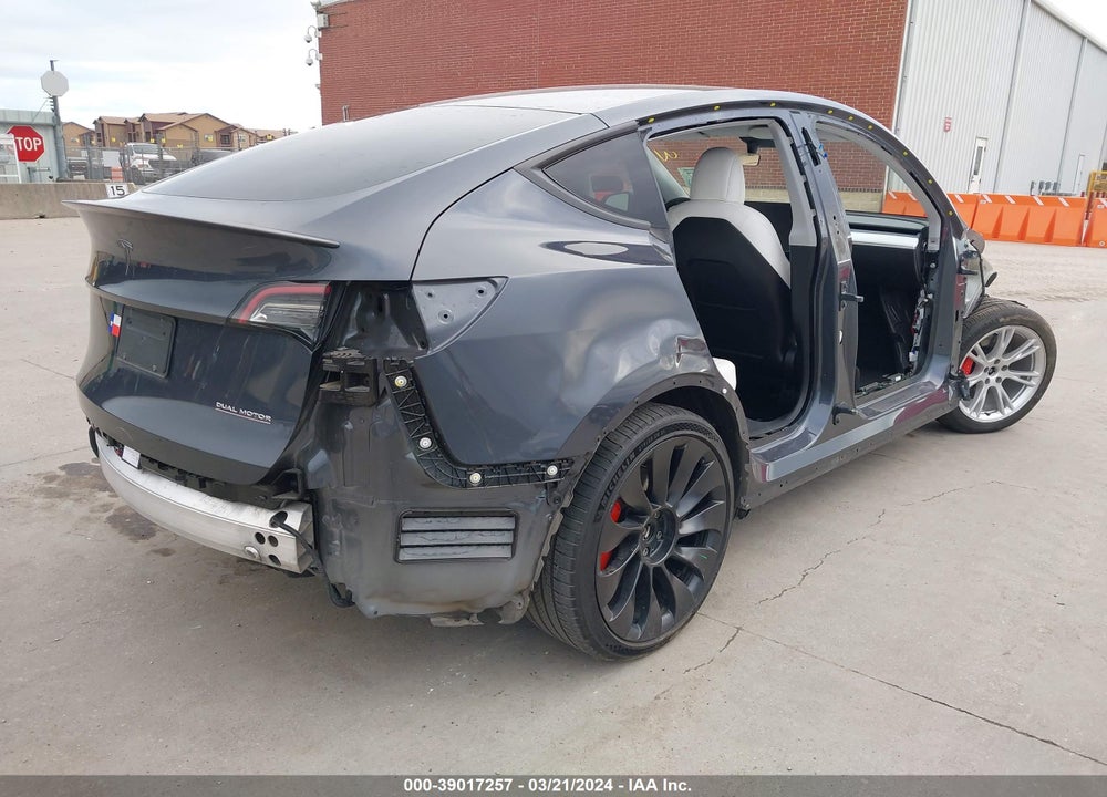 2021 TESLA MODEL Y VIN: 5YJYGDEFXMF081437