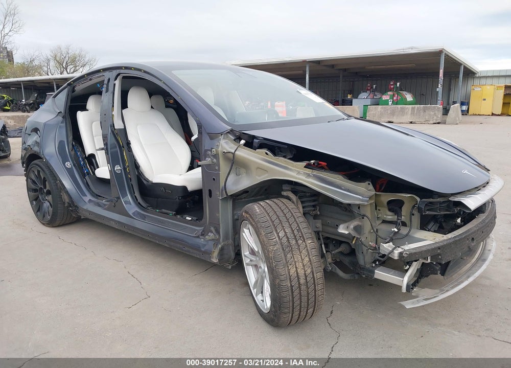 2021 TESLA MODEL Y VIN: 5YJYGDEFXMF081437